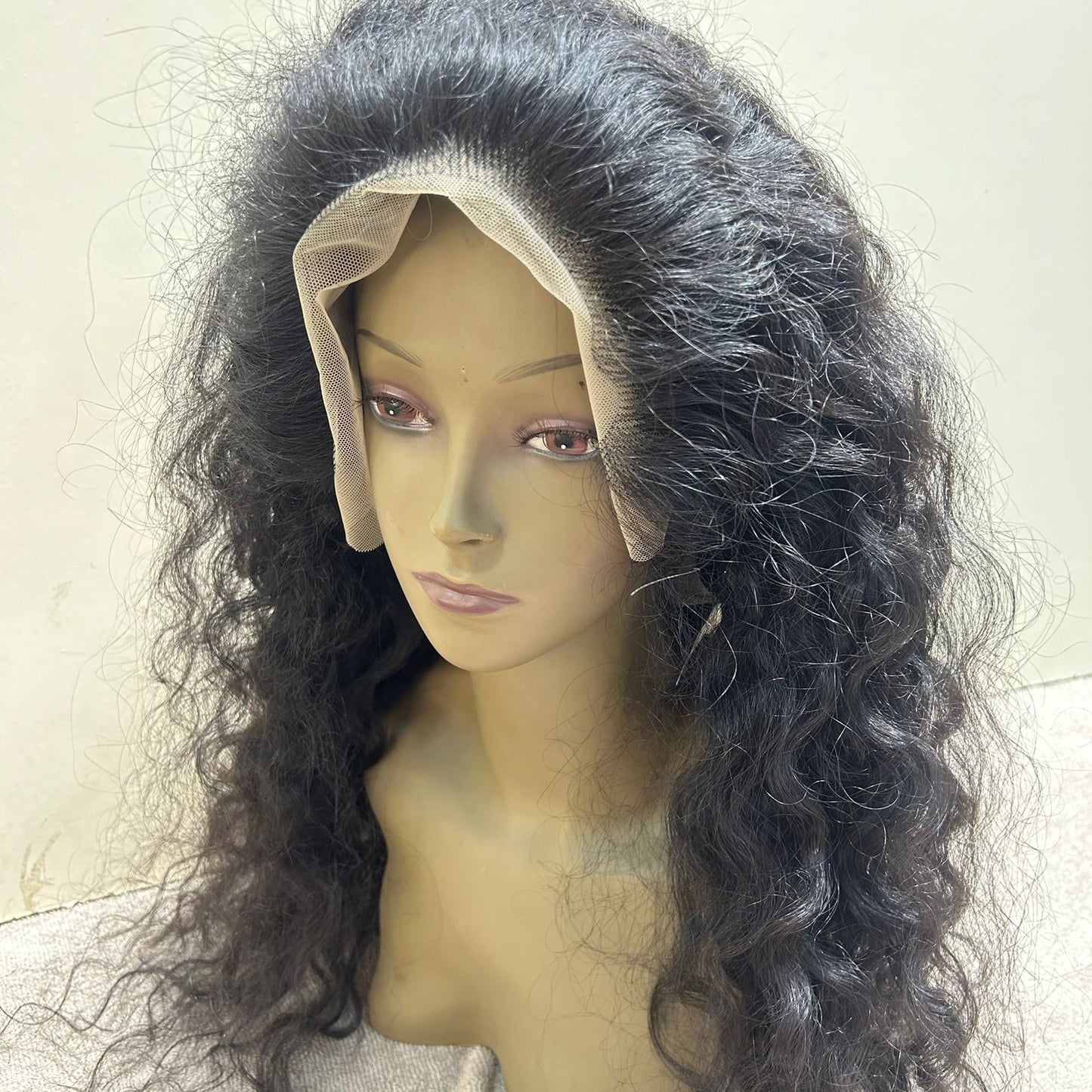 Front Lace Curly Human Hair wig