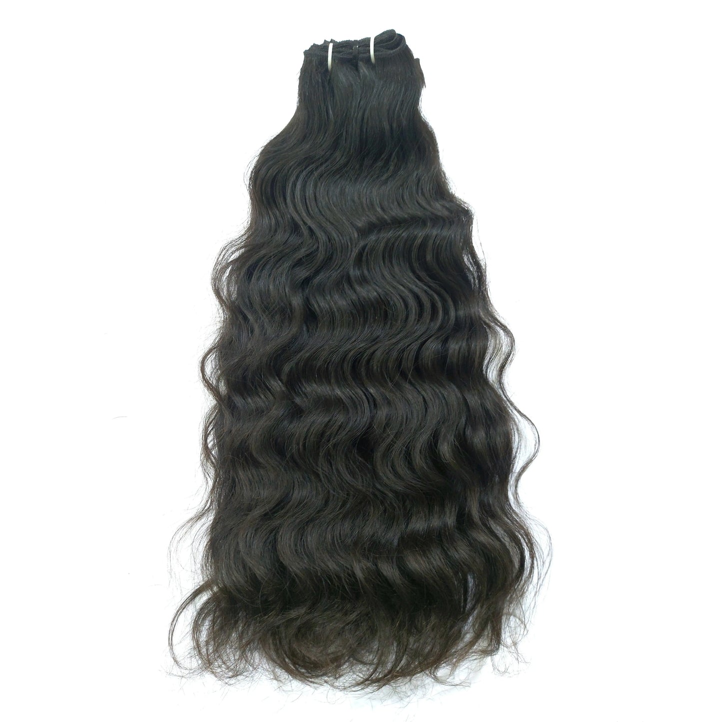 100% high-quality Natural Wavy Remy Human Hair Extensions - Image #5
