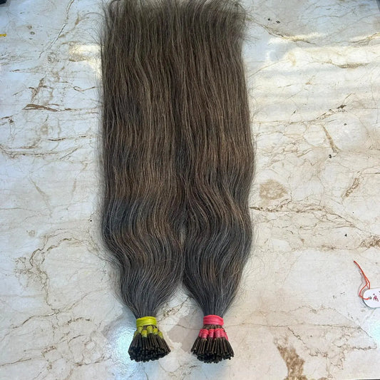 pre-bonded I tip human hair extensions - Image #1