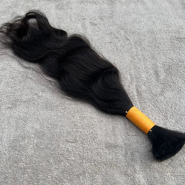 Deep Wave Bulk Human Hair for Braiding