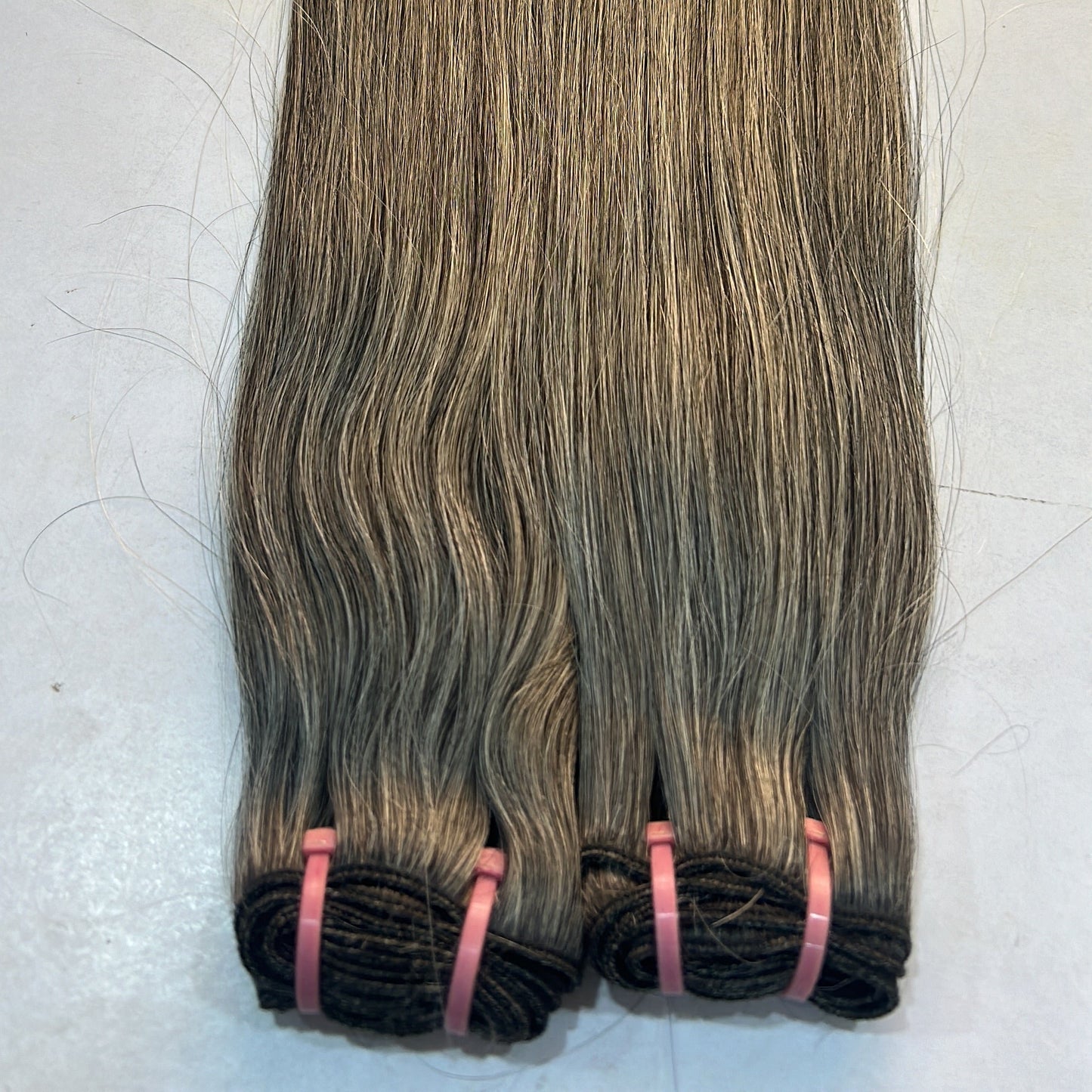 Black and Grey Human Hair Extensions