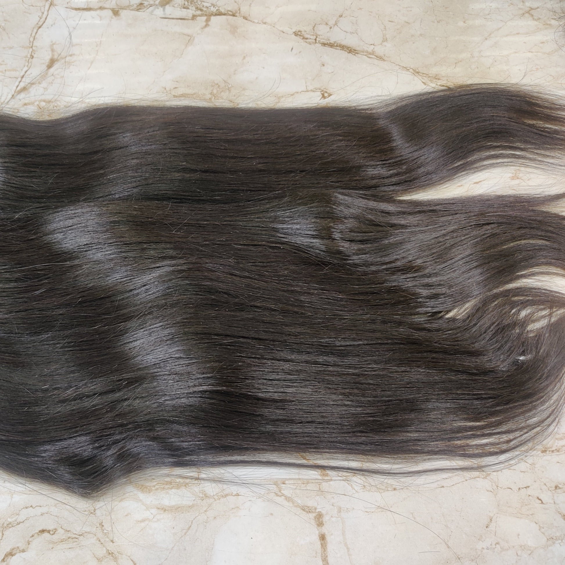 Natural straight human hair bundles