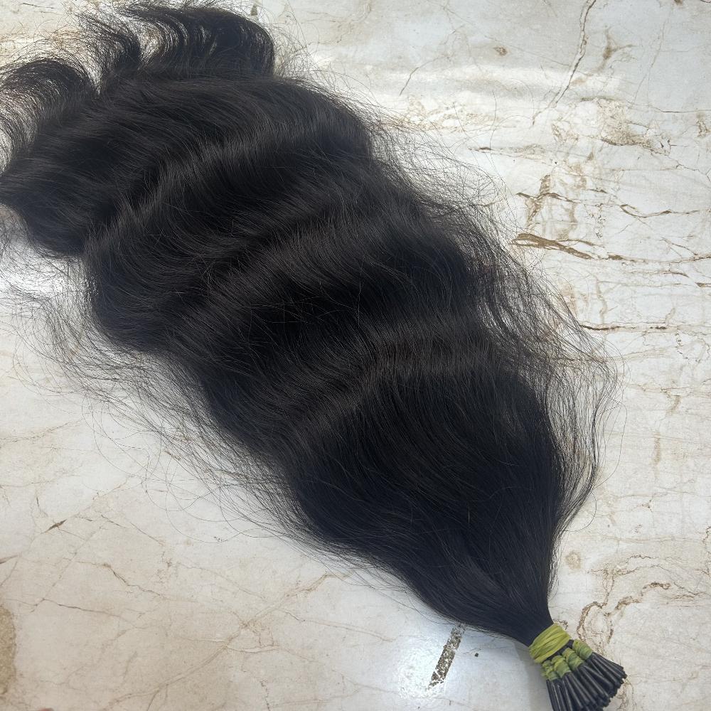 Natural Wavy I Tip Human Hair Extensions