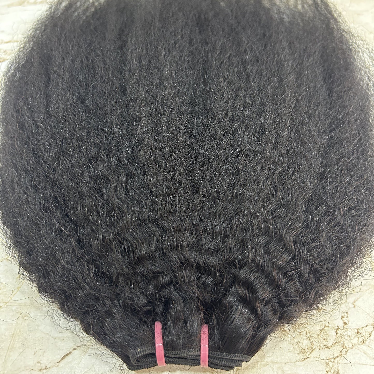 kinky straight human hair extensions
