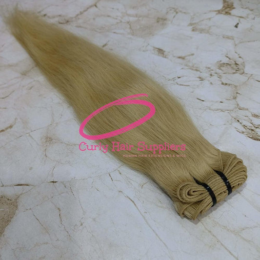 Blonde 613 Straight Human Hair Bundles Weave Hair Extensions for Women - Curly Hair Suppliers