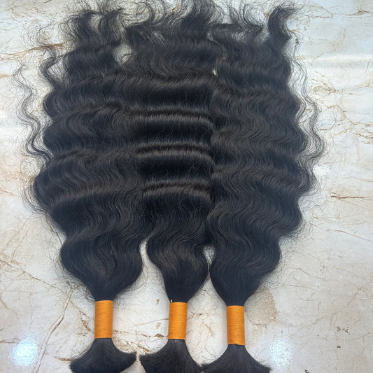 Deep Curly Wave Bulk Hair For Braiding Human Hair No Weft - Curly Hair Suppliers