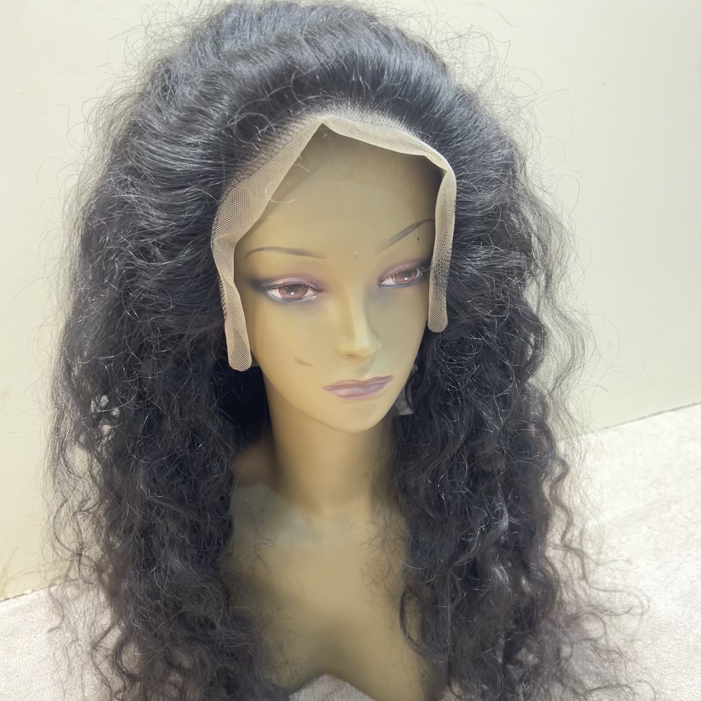 Front Lace Curly Human Hair wig