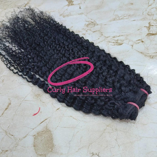 Steam Processed kinky curly hair bundles