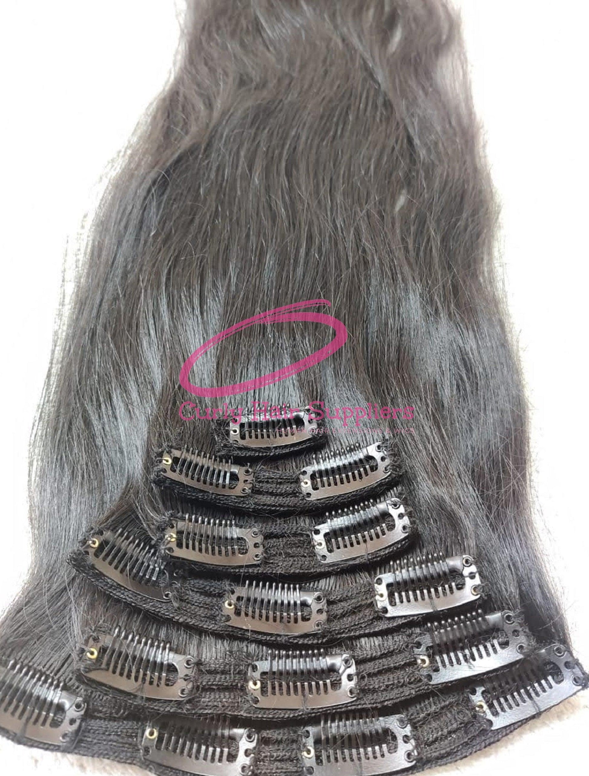 Natural Straight Clip-In Hair Extensions Manufacturers Curly Hair Suppliers