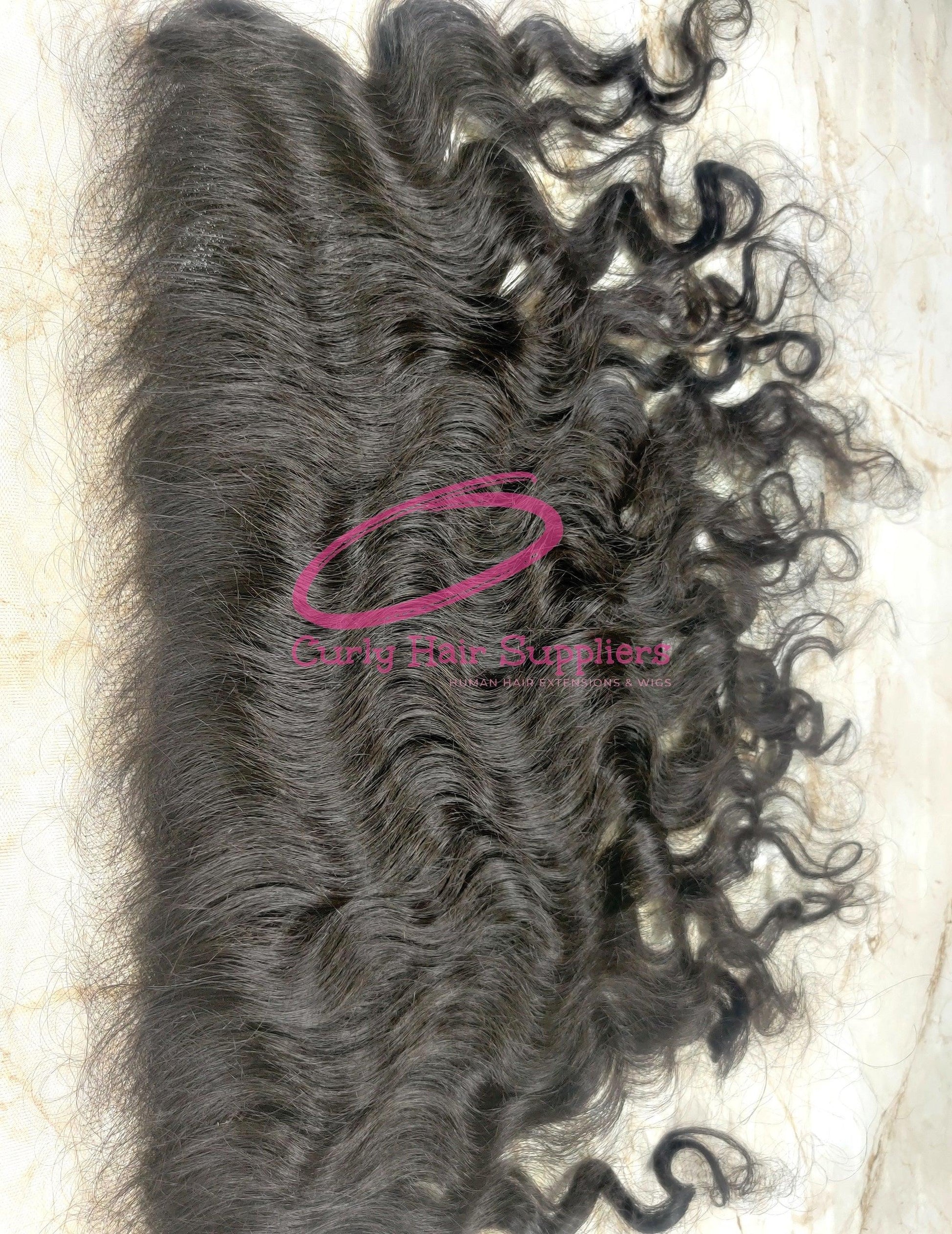 Swiss Lace Human Hair Curly Front for Indian Hair Curly Hair Suppliers